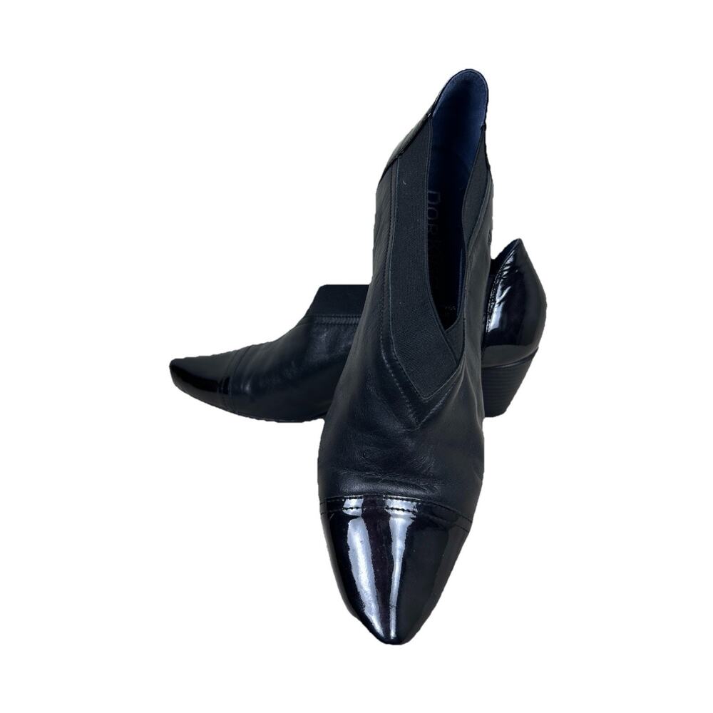 Dorking Dora Fluchos slip-on leather upper patent details Spain Womens 39/8.5
